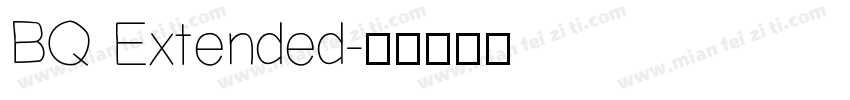 BQ Extended字体转换